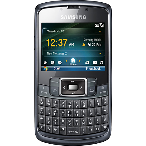 Samsung B7320 Omnia Grafite - GSM c/ Wi-Fi, Tecnologia 3G, GPS, Teclado Qwerty, Câmera 3.2MP c/ zoom 4x, Filmadora, MP3 Player, Rádio FM, Bluetooth, Fone, Cabo de Dados e Cartão 1GB